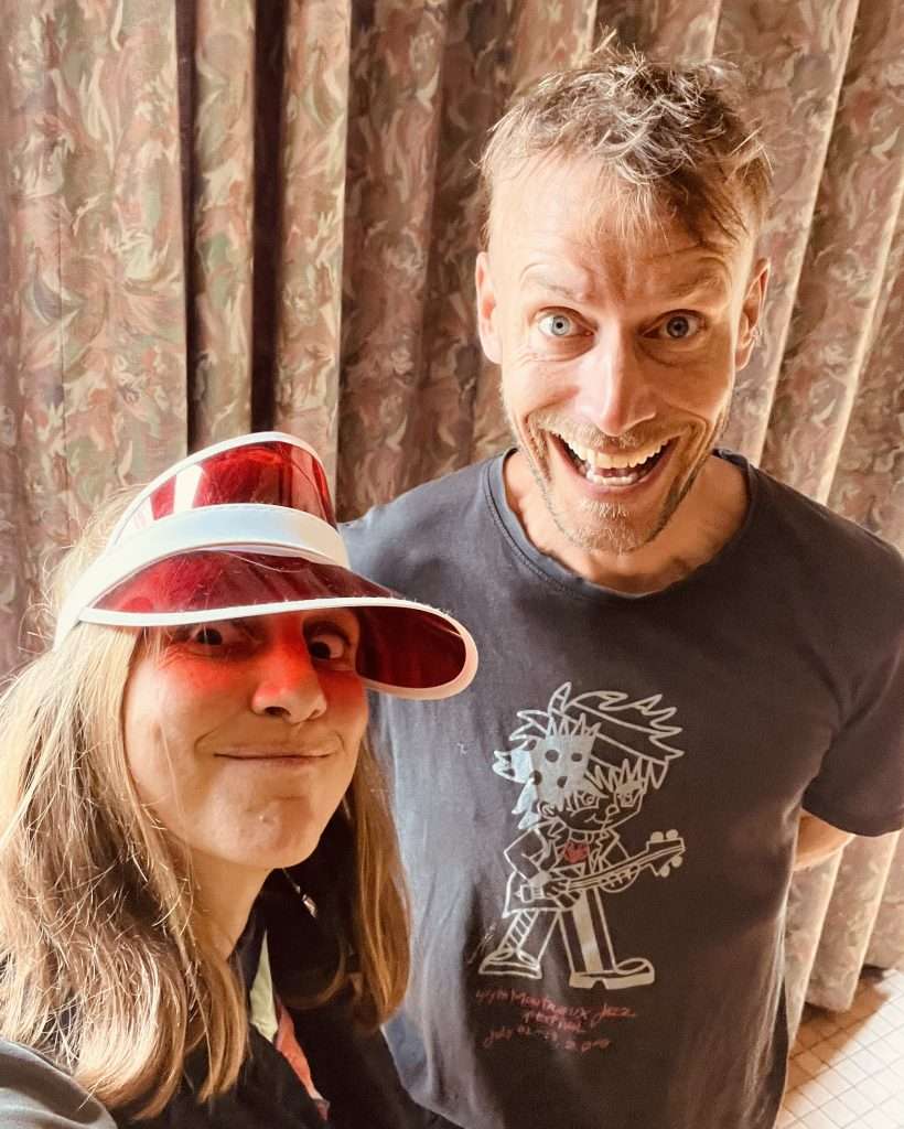 Nos intervenant-e-s artistiques Charlotte et Aurélien